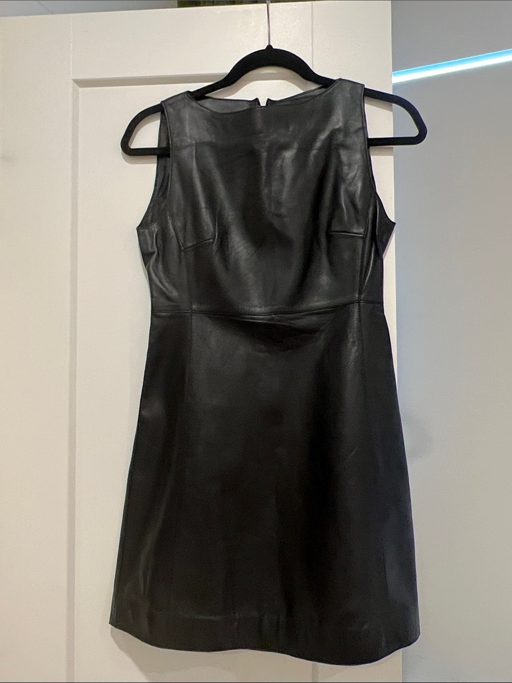 Zara Leather Collection Mini Dress- Julie Newell March 2026, size XS NWT